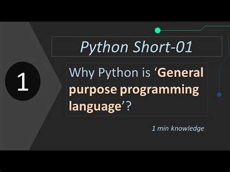 why python is a general purpose programming language