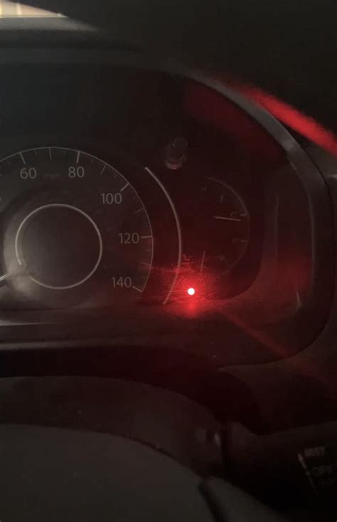 why red light blinking in car dashboard after locking