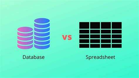 why use a database instead of a spreadsheet