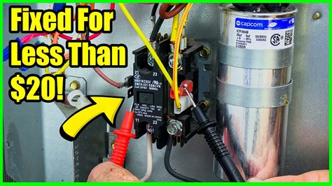 why won't a contactor pull in