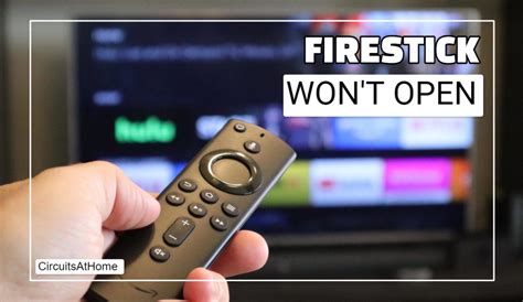 why won't an app open on my firestick