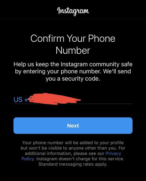 why won't instagram send me a code to my phone number