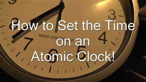 why won't my atomic clock set itself