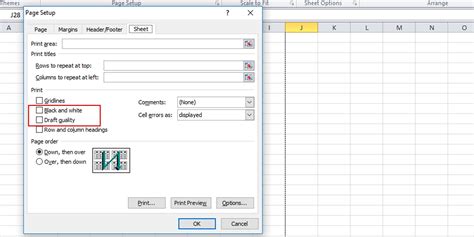 why won't my excel sheet print to pdf