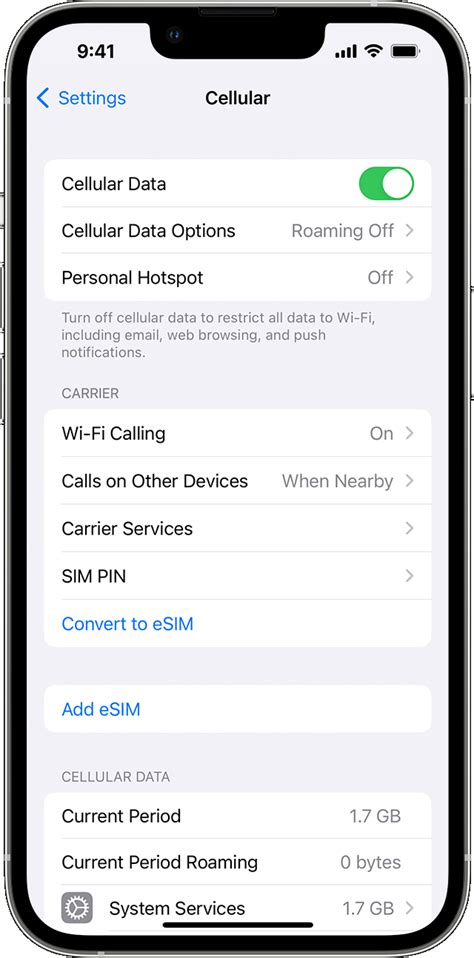 why won't my iphone work on cellular data