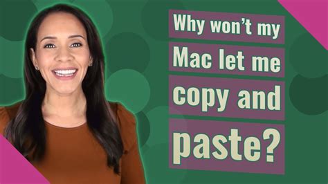 why won't my macbook paste