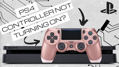 why won't my ps4 controller turn on while charging
