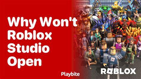 why won't roblox studio work