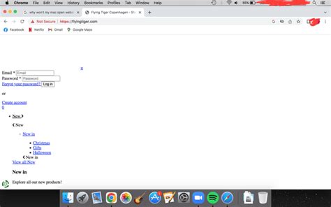 why won't some pages load on my mac