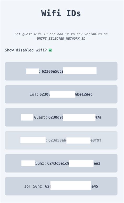 wifi id