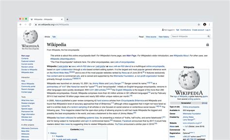 wiki page examples