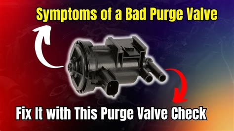 will a bad purge valve throw a code