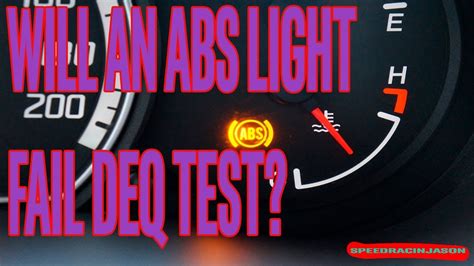 will abs light fail inspection in nc