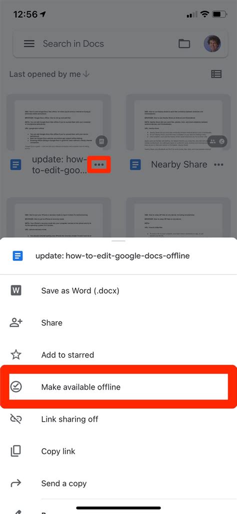 will google docs work without wifi