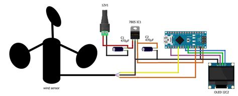 wind speed sensor arduino code
