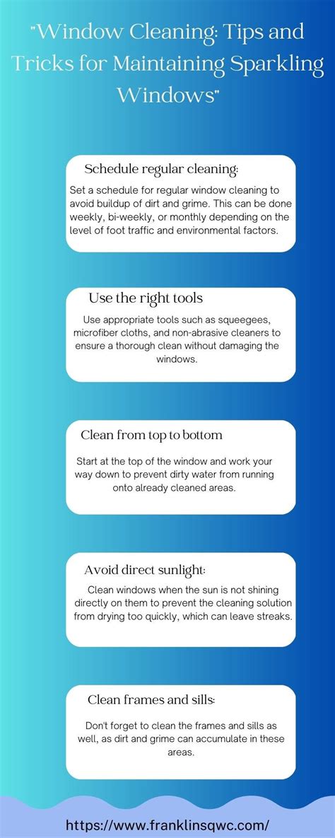 window cleaning tips and tricks