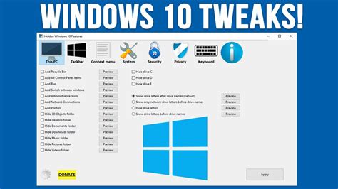 windows 10 customization apps