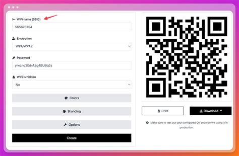 windows 10 wifi password qr code