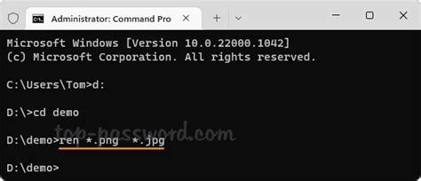 windows 11 batch change file extension