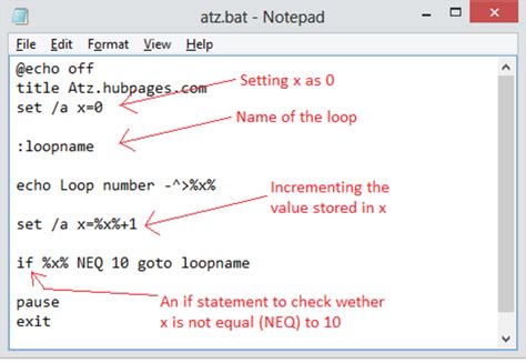 windows batch file for loop syntax