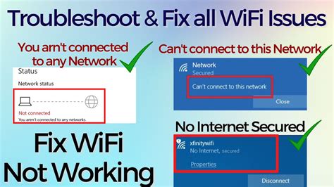 windows can t connect to wifi after update