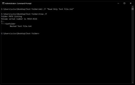 windows command line delete all files in folder