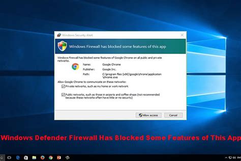 windows defender firewall has blocked some features of openjdk platform binary
