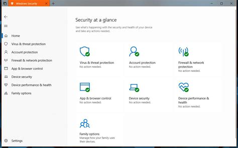 windows defender icon not showing in system tray