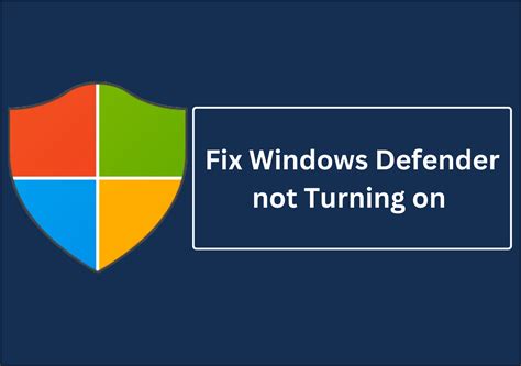 windows defender is not active