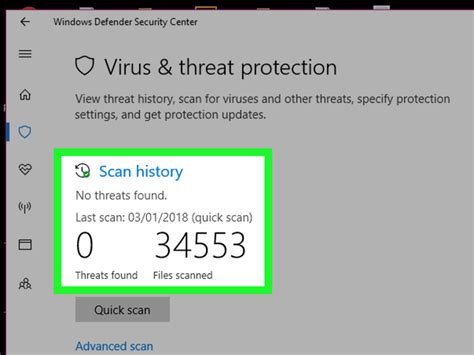 windows defender not scanning in safe mode
