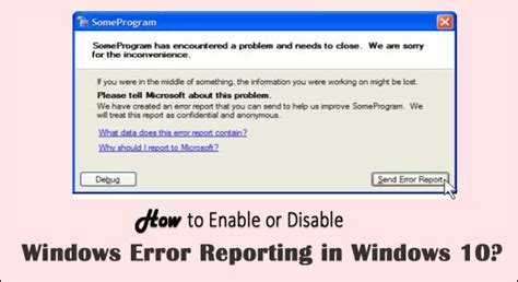 windows error reporting problem signature