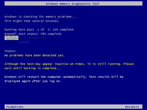 Windows Memory Diagnostic