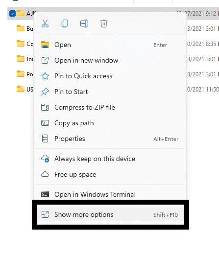 windows open cmd in folder shortcut