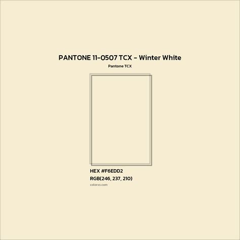 winter white colour code