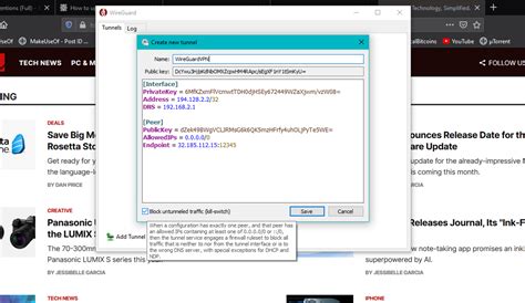 wireguard create client config