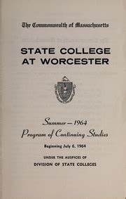 Worcester State Course Catalog
