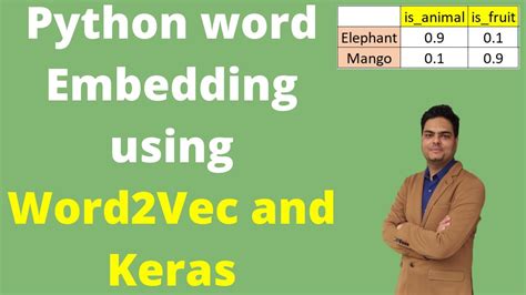 word embedding code in python