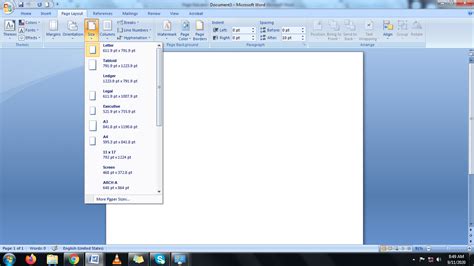 word page width in pixels