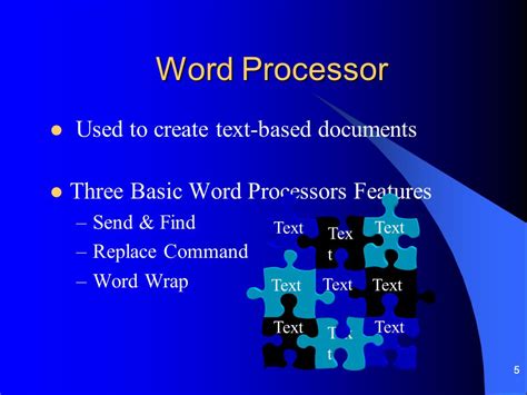 word processors are used to create text based documents