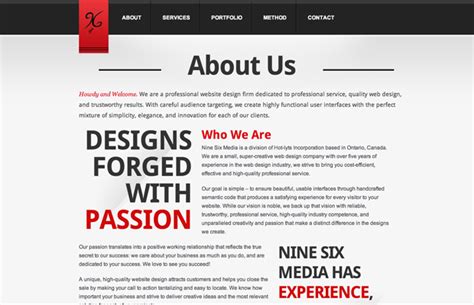 wordpress about us page examples