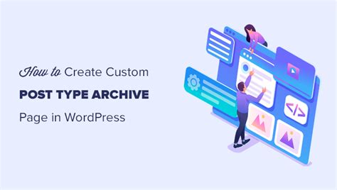 wordpress create archive page for custom post type