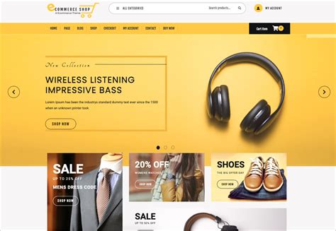 wordpress ecommerce website examples