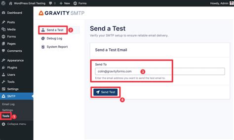 wordpress gravity forms not sending emails