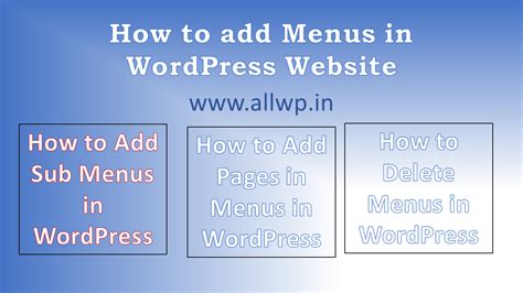 wordpress how to remove pages from navigation menu