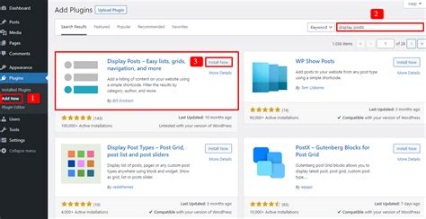 wordpress list of posts