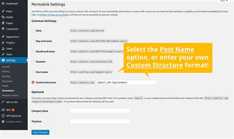 wordpress page not found after permalink change