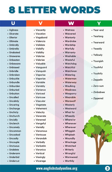 words starting with year