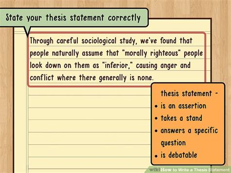 words to start off a thesis statement
