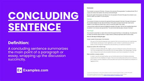 words to use to start a concluding sentence