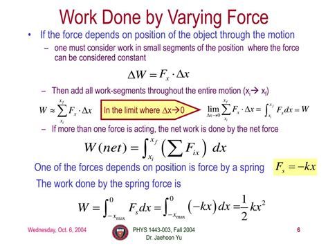 work done vector formula